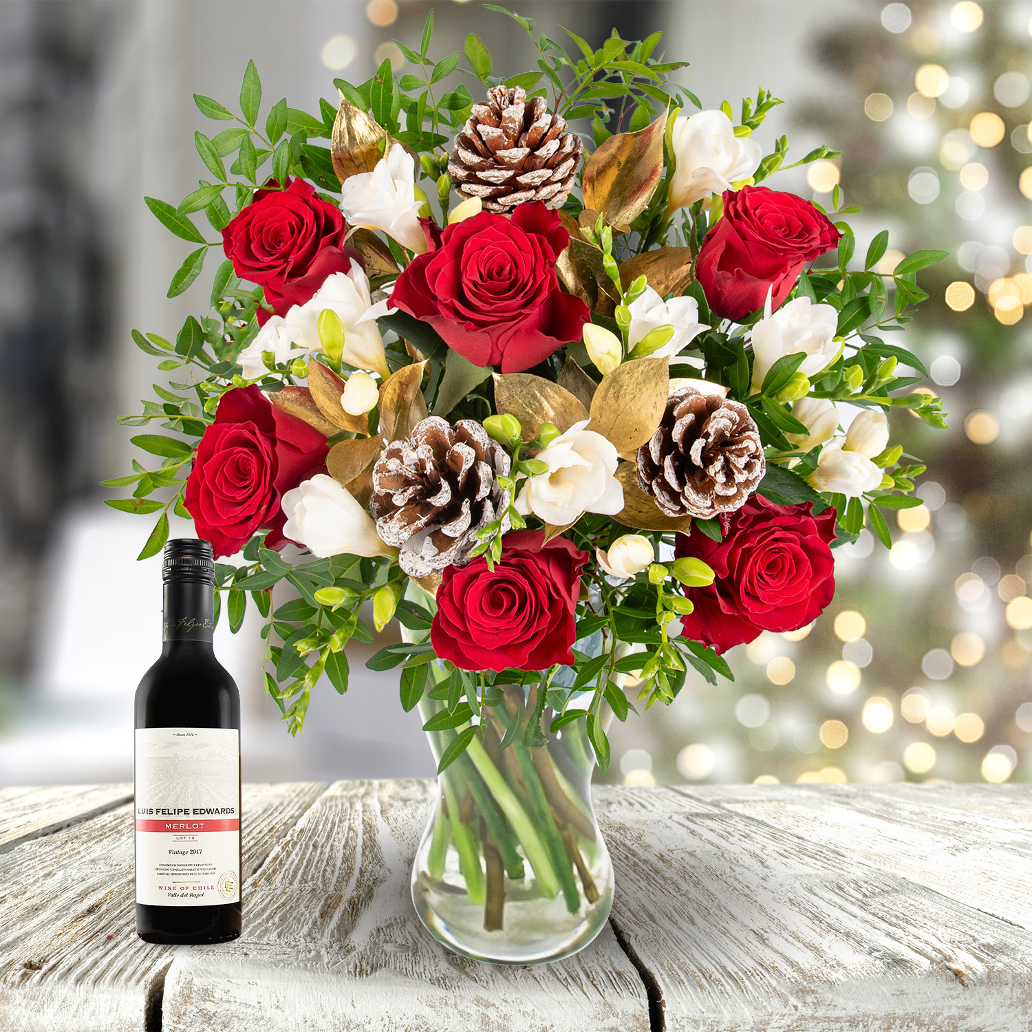 Mistletoe Magic Red Wine Gift