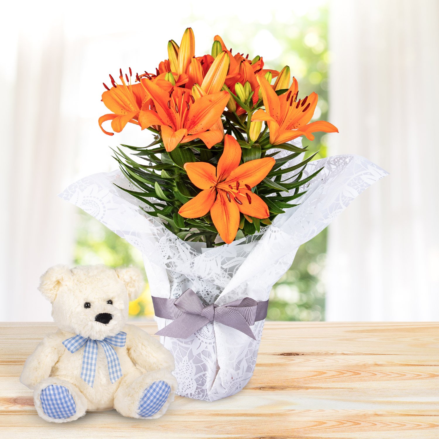 Equinox Lily & Bear Gift