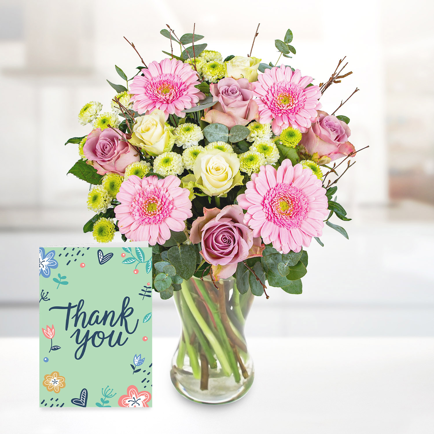 Country Bloom with Thank You Card