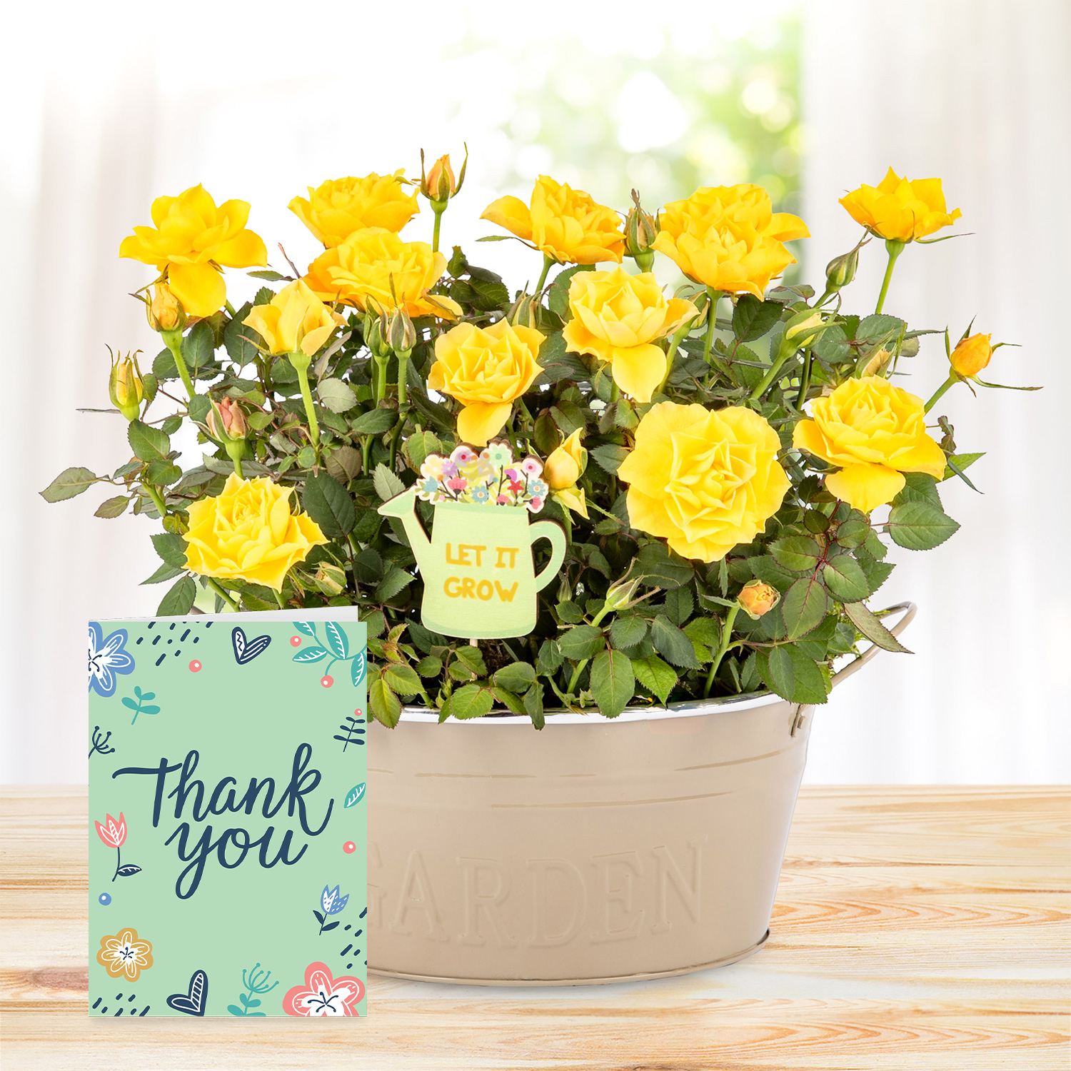 Spring Delight with Thank You Card