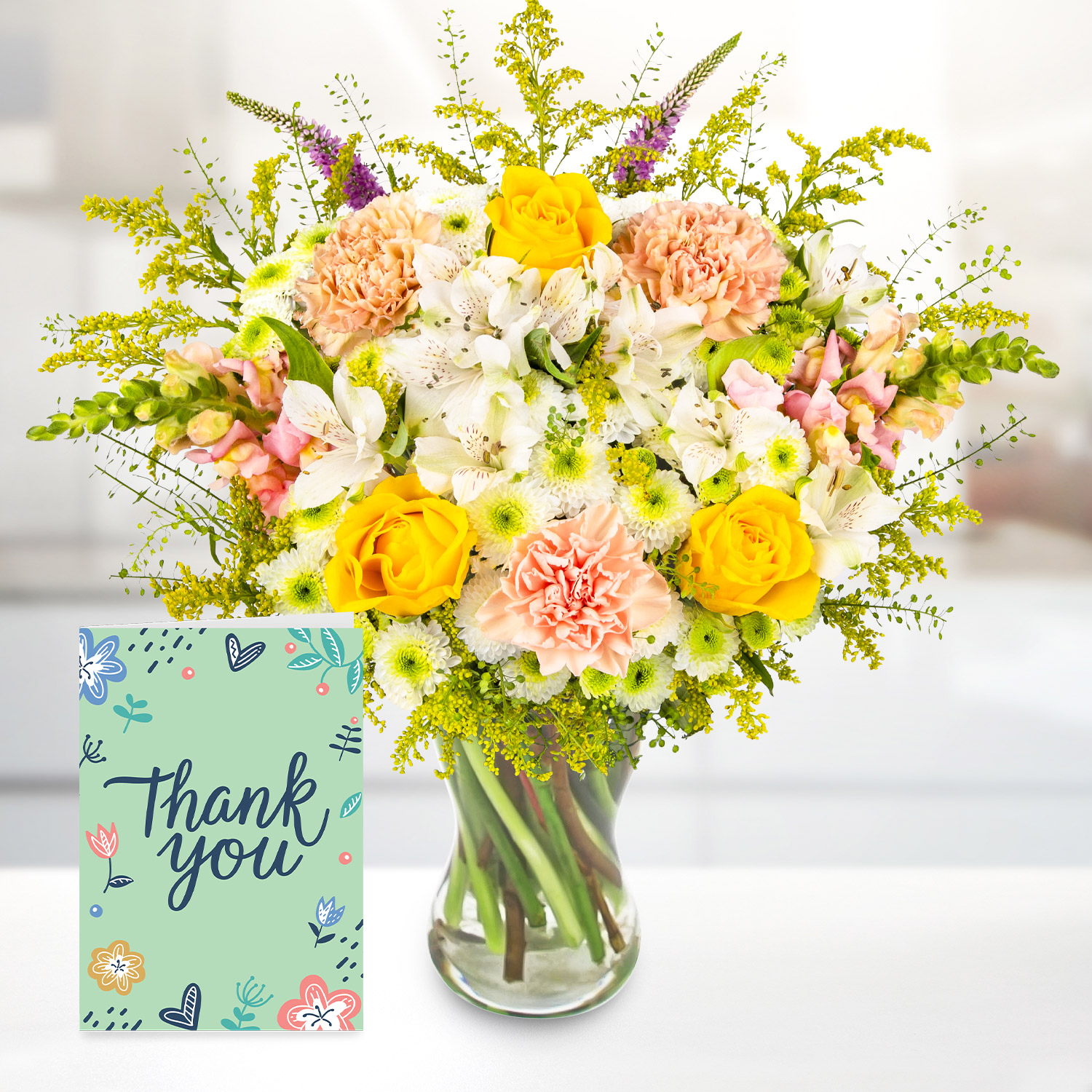 Citrine Drift with Thank You Card