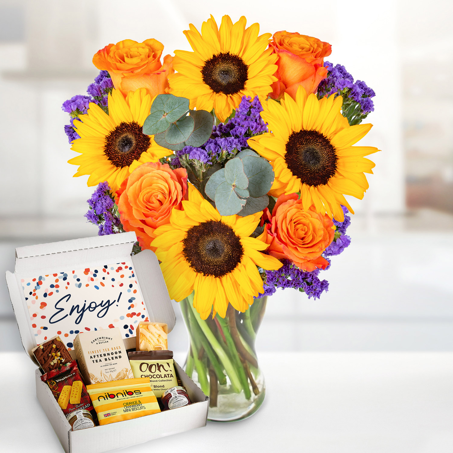  Sunflower Surprise Afternoon Tea Gift 