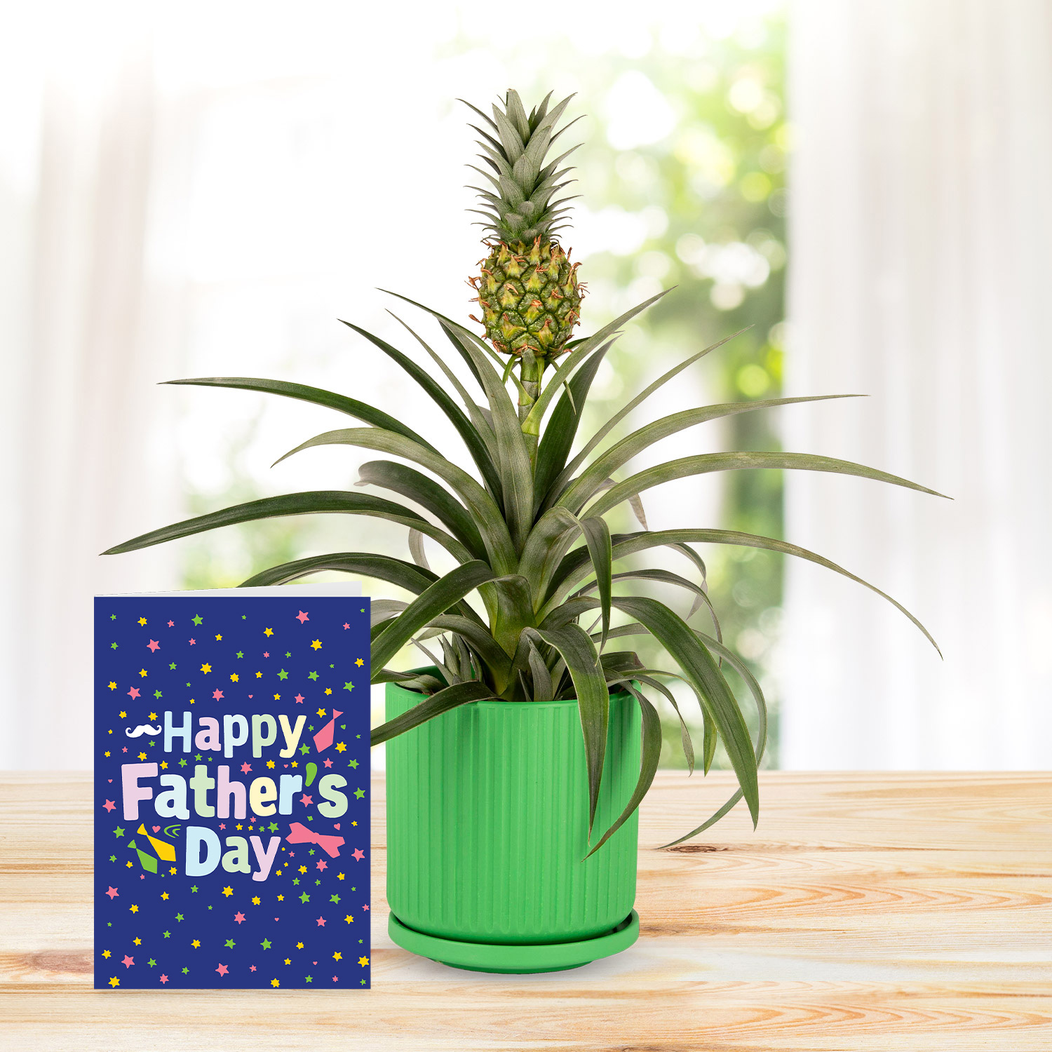 Summer Pineapple with Father's Day Card