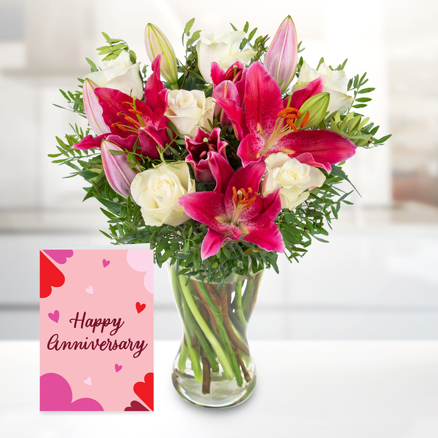 Serenity with Happy Anniversary Card