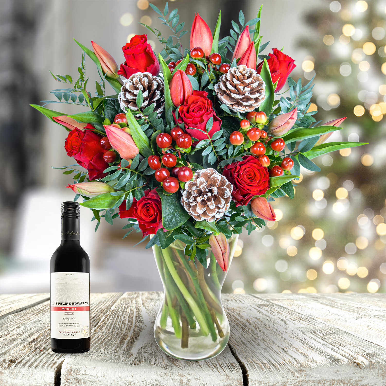 Rudolph Red Wine Gift