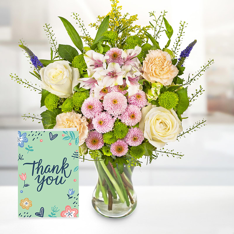 Ethereal Elegance with Thank You Card
