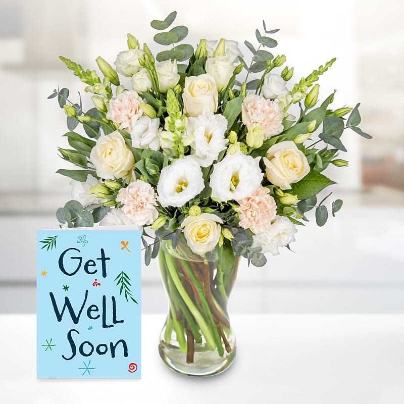 Graceful with Get Well Soon Card
