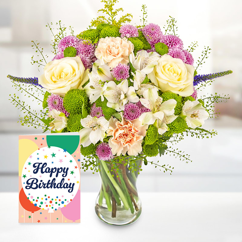 Citrine Drift with Birthday Card