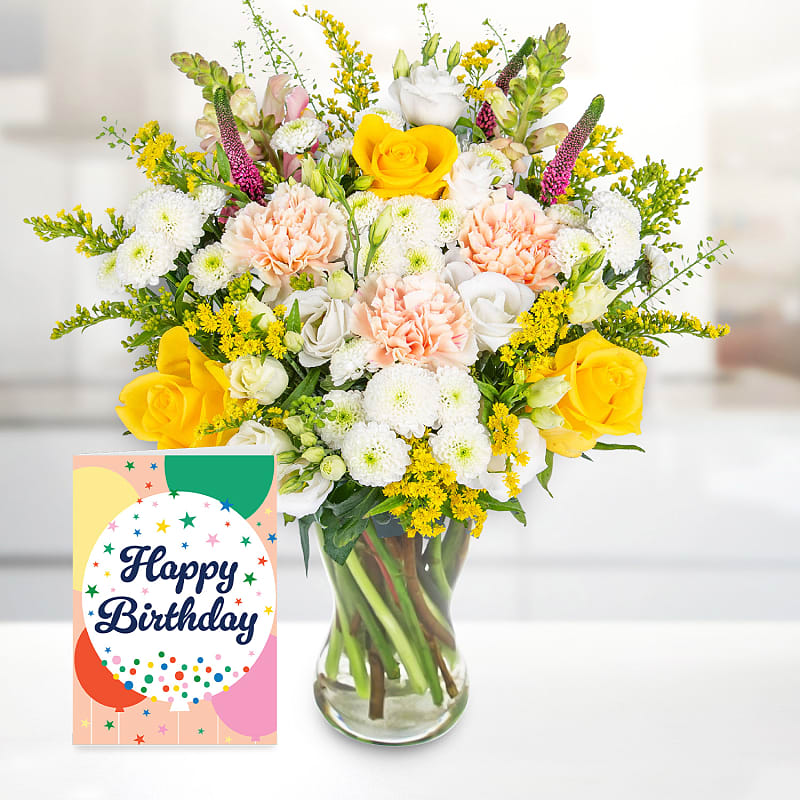 Citrine Drift with Birthday Card