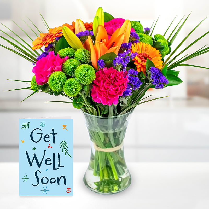 Colourful Carnival with Get Well Soon Card