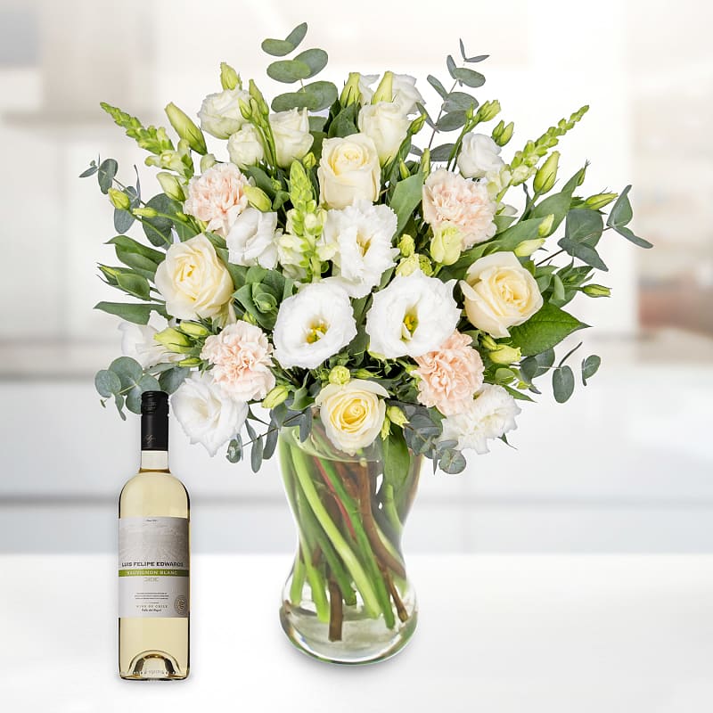 Graceful White Wine Gift