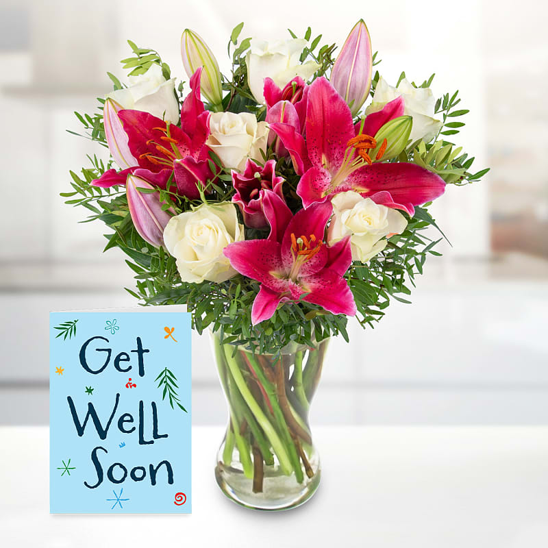 Serenity with Get Well Soon Card