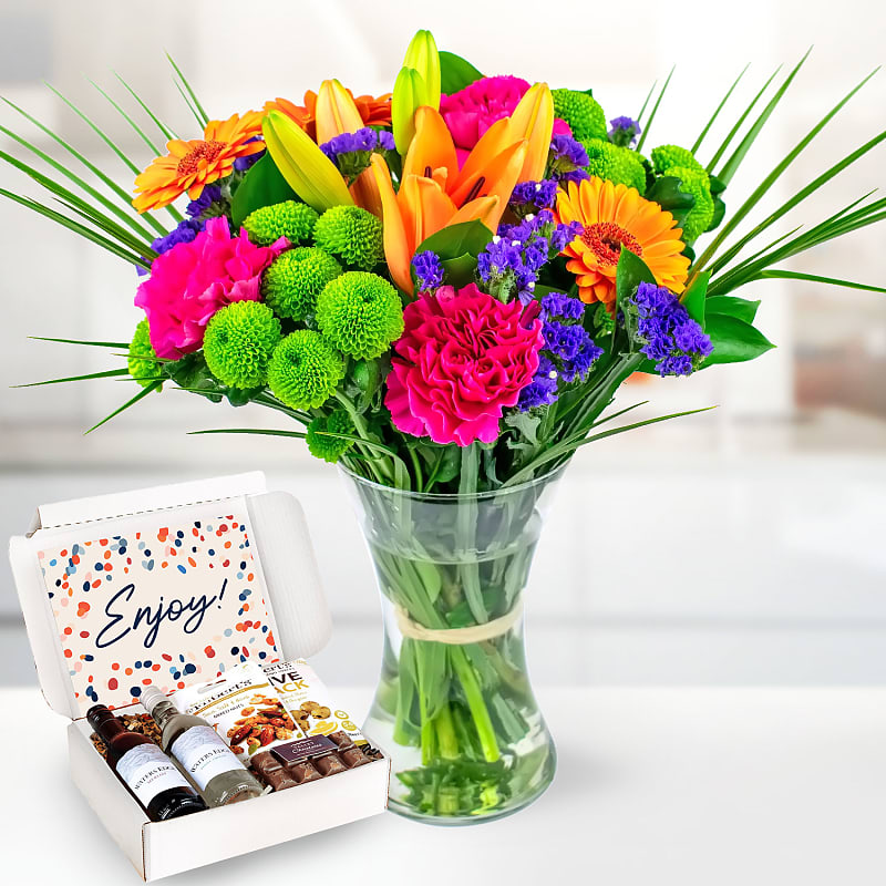 Colourful Carnival Wine Gift