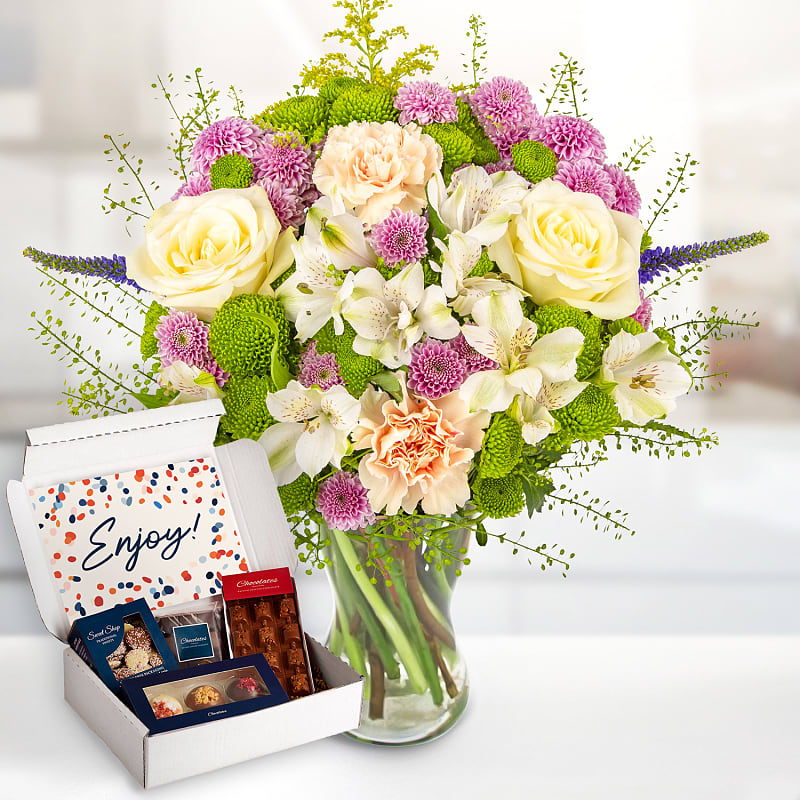 Peachy Elegance Chocolate Gift