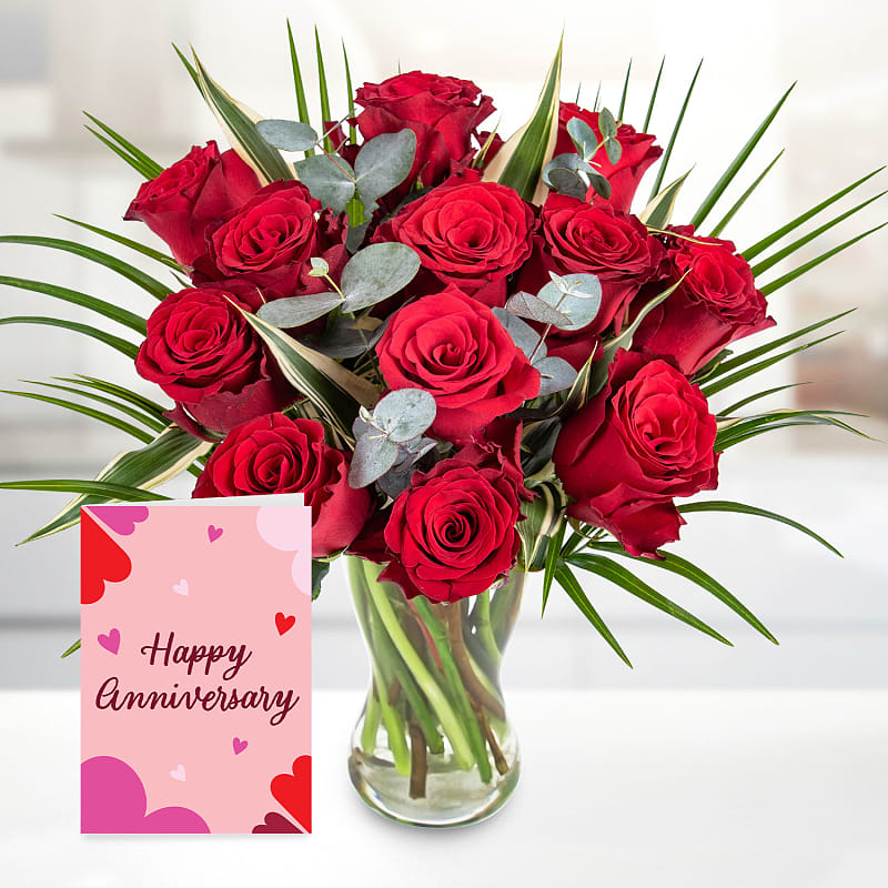 With Love with Happy Anniversary Card