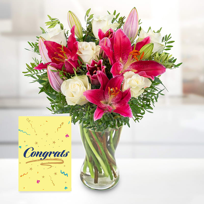Serenity with Congratulations Card