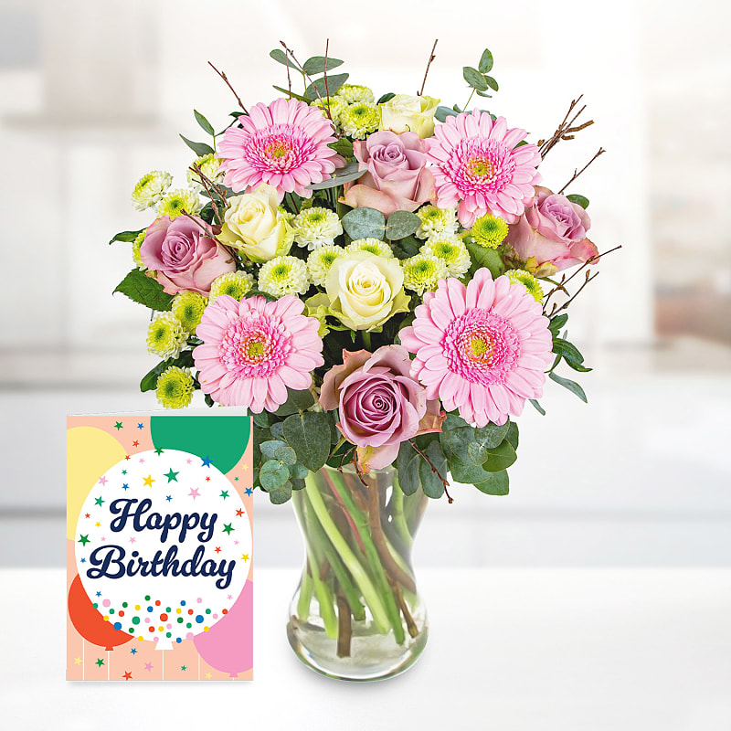 Country Bloom with Birthday Card