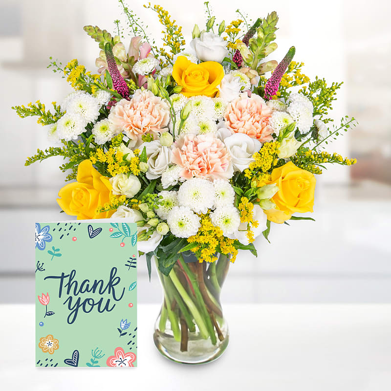 Citrine Drift with Thank You Card
