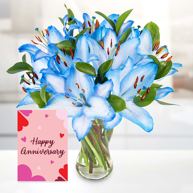 Sea Breeze with Happy Anniversary Card